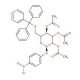 4-Nitrophenyl 2,3,4-Tri-O-acetyl-6-O-trityl-α-D-glucopyranoside - chemical structure image