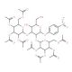 4-Nitrophenyl 2,3-Di-O-(2,3,4,6-tetra-O-acetyl-β-D-glucopyranosyl)-β-D-glucopyranoside - chemical structure image