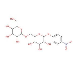 4-Nitrophenyl 6-O-(&alpha;-D-Mannopyranosyl)-&alpha;-D-mannopyranoside (CAS 72647-96-2) - chemical structure image