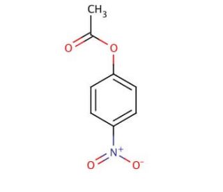 4-Nitrophenyl acetate (CAS 830-03-5) - chemical structure image
