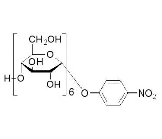 4-Nitrophenyl &alpha;-D-maltohexaoside (CAS 74173-30-1) - chemical structure image