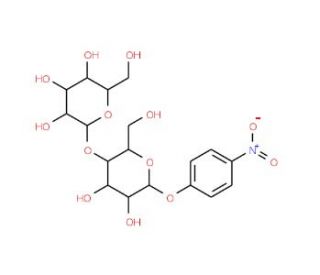 4-Nitrophenyl-&alpha;-D-maltopyranoside (CAS 17400-77-0) - chemical structure image