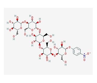 4-Nitrophenyl &beta;-D-cellopentaoside (CAS 129411-63-8) - chemical structure image