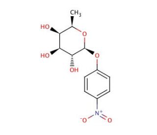 4-Nitrophenyl &beta;-D-fucopyranoside (CAS 1226-39-7) - chemical structure image