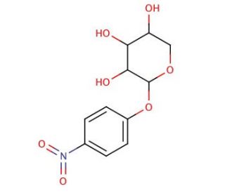 4-Nitrophenyl &beta;-L-arabinopyranoside (CAS 72732-54-8) - chemical structure image