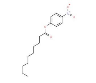 4-Nitrophenyl decanoate (CAS 1956-09-8) - chemical structure image