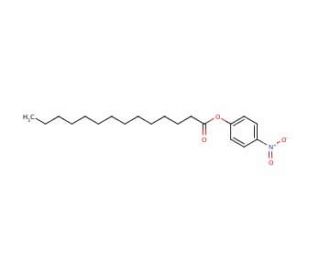4-Nitrophenyl myristate (CAS 14617-85-7) - chemical structure image