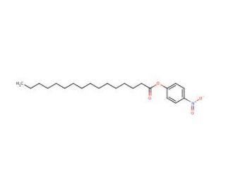 4-Nitrophenyl palmitate (CAS 1492-30-4) - chemical structure image