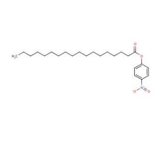 4-Nitrophenyl stearate (CAS 14617-86-8) - chemical structure image