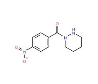 (4-Nitrophenyl)[tetrahydro-1(2H)-pyridazinyl]methanone - chemical structure image