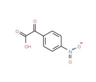 4-Nitrophenylglyoxylic acid (CAS 14922-36-2) - chemical structure image
