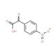 4-Nitrophenylglyoxylic acid (CAS 14922-36-2) - chemical structure image