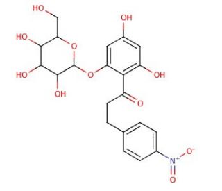 4-Nitrophlorizin (CAS 82628-84-0) - chemical structure image