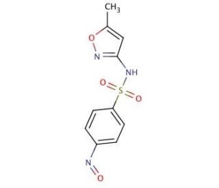 4-Nitroso Sulfamethoxazole (CAS 131549-85-4&#0;) - chemical structure image