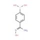 4-(N′-Hydroxycarbamimidoyl)benzeneboronic acid (CAS 913835-61-7) - chemical structure image
