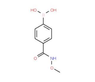 4-(O-Methylhydroxylaminocarbonyl)benzeneboronic acid (CAS 850568-17-1) - chemical structure image