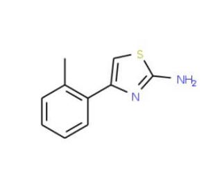 4-o-Tolyl-thiazol-2-ylamine (CAS 5330-79-0) - chemical structure image