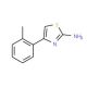 4-o-Tolyl-thiazol-2-ylamine (CAS 5330-79-0) - chemical structure image
