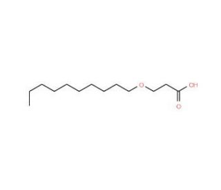 4-Oxatetradecanoic acid (CAS 7420-16-8) - chemical structure image