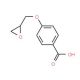 4-(Oxiran-2-ylmethoxy)benzoic acid (CAS 35217-95-9) - chemical structure image