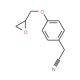 [4-(oxiran-2-ylmethoxy)phenyl]acetonitrile - chemical structure image