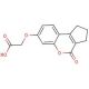 (4-Oxo-1,2,3,4-tetrahydro-cyclopenta[c]chromen-7-yloxy)-acetic acid - chemical structure image