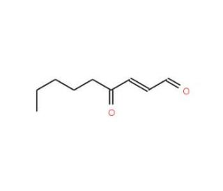 4-Oxo-2-nonenal (CAS 103560-62-9) - chemical structure image
