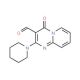 4-Oxo-2-piperidin-1-yl-4H-pyrido[1,2-a]pyrimidine-3-carbaldehyde (CAS 33345-96-9) - chemical structure image