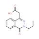 (4-Oxo-3-propyl-3,4-dihydro-phthalazin-1-yl)-acetic acid - chemical structure image