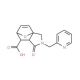 4-Oxo-3-pyridin-2-ylmethyl-10-oxa-3-aza-tricyclo-[5.2.1.0*1,5*]dec-8-ene-6-carboxylic acid - chemical structure image