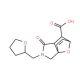 4-Oxo-3-(tetrahydro-furan-2-ylmethyl)-10-oxa-3-aza-tricyclo[5.2.1.0*1,5*]dec-8-ene-6-carboxylic acid - chemical structure ima