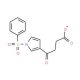 4-Oxo-4-[1-(phenylsulfonyl)-1H-pyrrol-3-yl]-butanoic acid (CAS 81454-02-6) - chemical structure image
