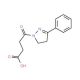 4-oxo-4-(3-phenyl-4,5-dihydro-1H-pyrazol-1-yl)butanoic acid - chemical structure image