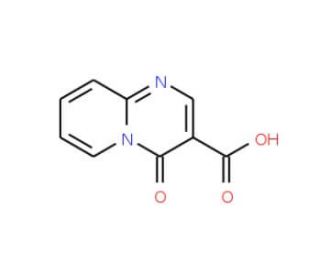 4-oxo-4H-pyrido[1,2-a]pyrimidine-3-carboxylic acid (CAS 34662-58-3) - chemical structure image