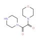 4-[oxo(piperazin-1-yl)acetyl]morpholine - chemical structure image