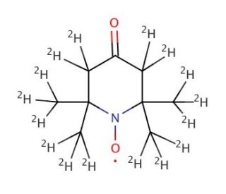 4-Oxo-TEMPO-d16,1-15N, free radical (CAS 80404-14-4) - chemical structure image
