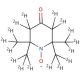 4-Oxo-TEMPO-d16,1-15N, free radical (CAS 80404-14-4) - chemical structure image