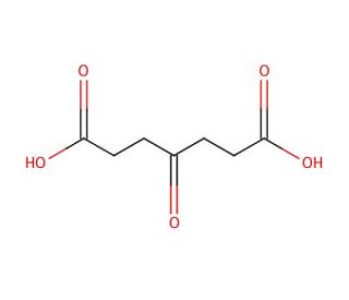 4-Oxoheptanedioic acid (CAS 502-50-1) - chemical structure image