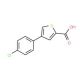 4-(p-Chlorophenyl)-thiophene-2-carboxylic acid (CAS 386715-46-4) - chemical structure image