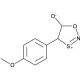4-(p-methoxyphenyl)-1,3,2-Oxathiazolylium-5-olate - chemical structure image