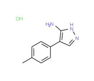 4-p-Tolyl-2H-pyrazol-3-ylamine hydrochloride - chemical structure image
