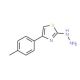 (4-p-Tolyl-thiazol-2-yl)-hydrazine - chemical structure image
