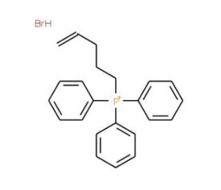 (4-Pentenyl)triphenylphosphonium bromide (CAS 56771-29-0) - chemical structure image
