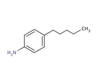 4-Pentylaniline (CAS 33228-44-3) - chemical structure image