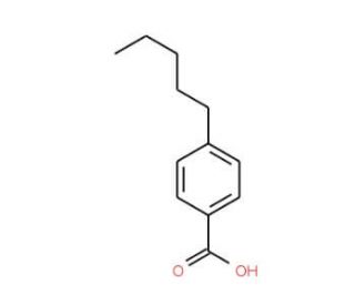 4-Pentylbenzoic acid (CAS 26311-45-5) - chemical structure image
