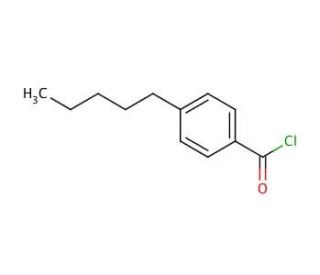 4-Pentylbenzoyl chloride (CAS 49763-65-7) - chemical structure image