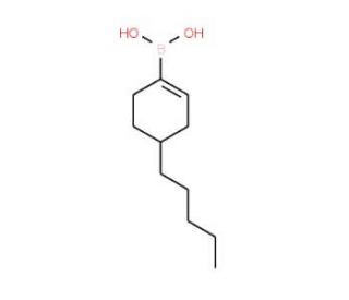 4-Pentylcyclohex-1-enylboronic acid (CAS 1072946-31-6) - chemical structure image