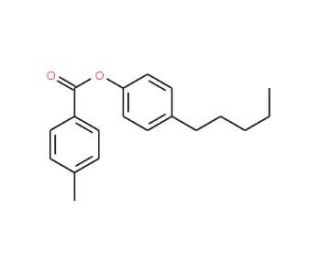 4-Pentylphenyl 4-methylbenzoate (CAS 50649-59-7) - chemical structure image