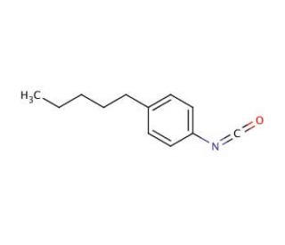 4-Pentylphenyl isocyanate (CAS 121503-84-2) - chemical structure image