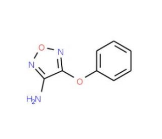 4-phenoxy-1,2,5-oxadiazol-3-amine - chemical structure image